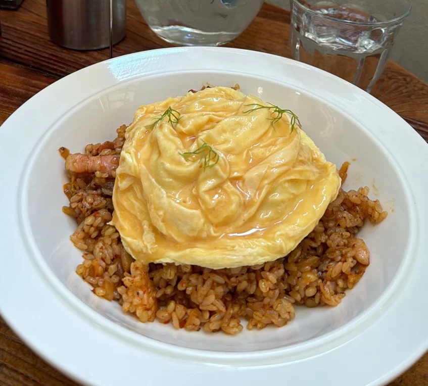 Kimchi fried rice made by someone else