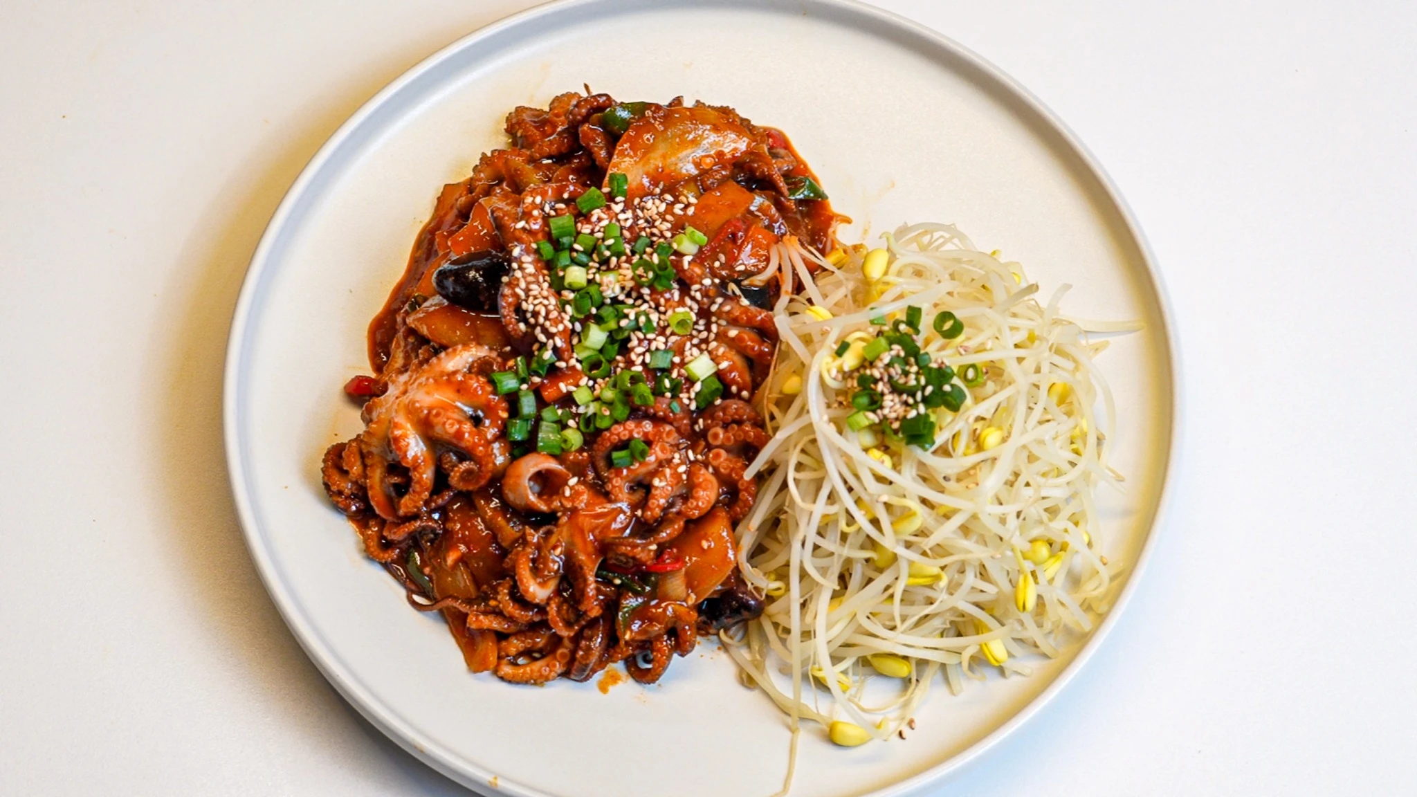 Jjukkumi Bokkeum: Korea’s Fiery Stir-Fried Webfoot Octopus